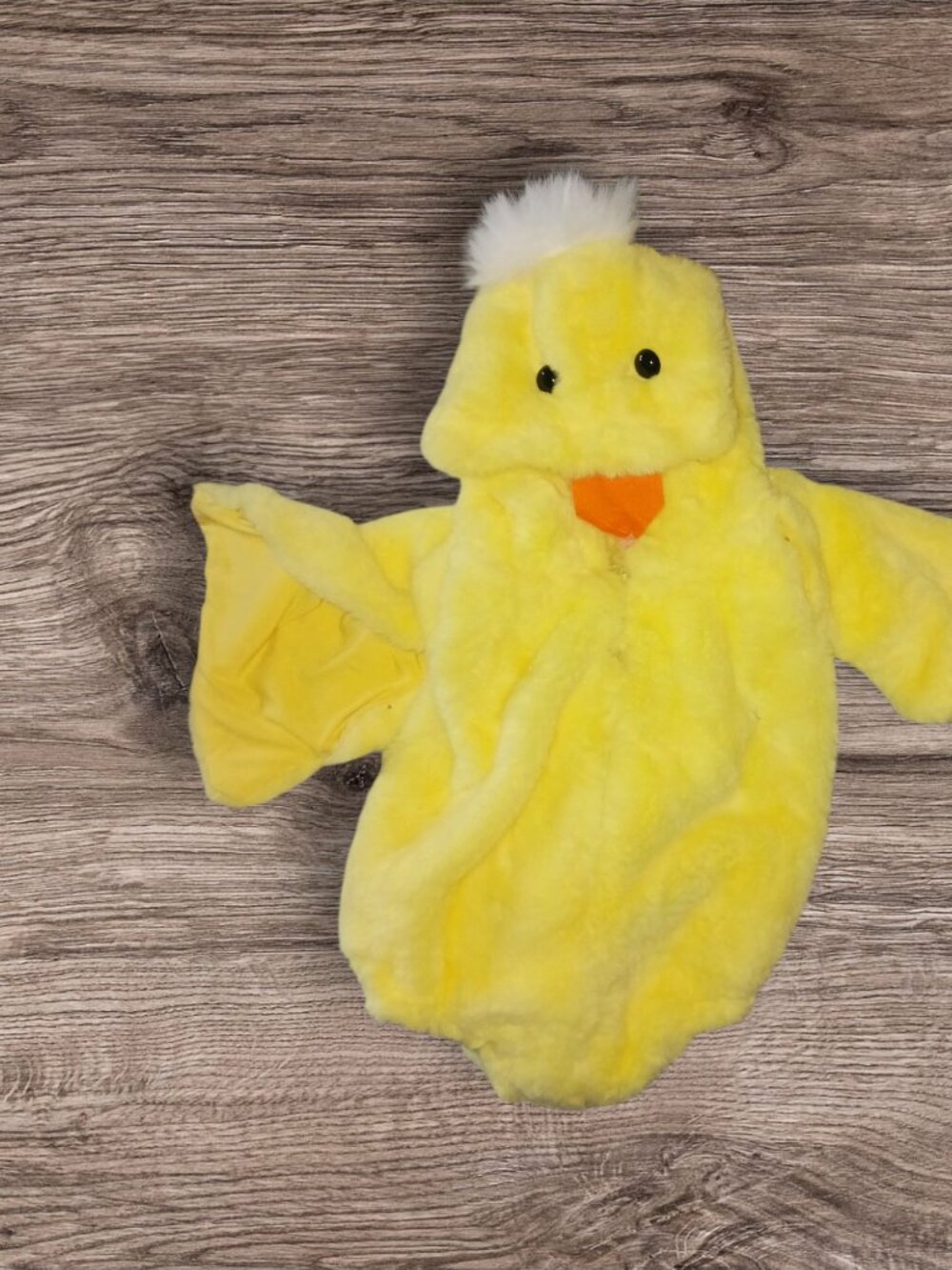 Baby Chick Costume Plush Yellow Animal Onesie Infant Outfit